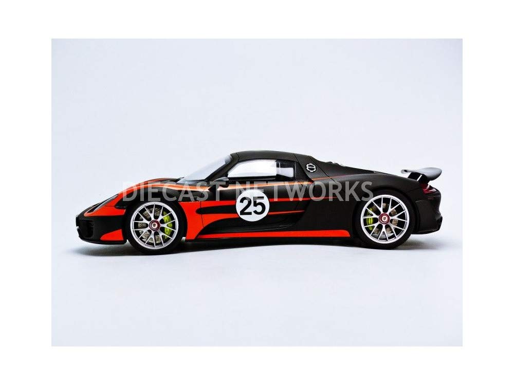 Spark 1/18 ポルシェ 918 Weissach スパーク Spark 1:18 Porsche 918 Spyder Weissach #25 orange / black
